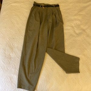 Vintage Pleated Trousers